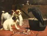 Strange Company by B. Cobbs, oil on canvas, sold Feb 2016
