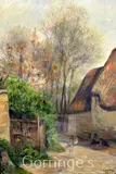 Shaurmiere à St Valerie by Frédéric Samuel Cordey, oil on canvas, sold Feb 2016