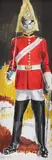 Guardsmen and a Beefeater by Harley Crossley, oil, sold Feb 2016