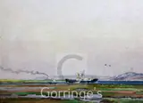 Lymington Yarmouth Ferry by William Henry Innes, oil on board, sold Feb 2016