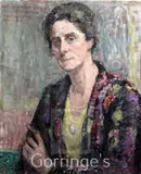 Portrait of Mrs D F Hunter, First Headmistress of Bedgebury Park, 1920-32 by Mary Ethel Hunter, oil on canvas, sold Feb 2016