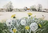 Spring Again by Paul Evans, gouache, sold Feb 2016