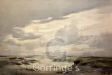 Afternoon on the moor by David West, watercolour, sold Feb 2016