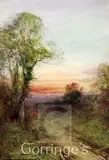 Landscape at sunset by Henry John Sylvester Stannard, watercolour, sold Feb 2016