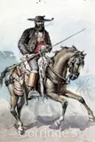 Brazilian horseman by Manuel Maria de Macedo, watercolour and ink, sold Feb 2016