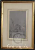 Untitled by Henry Wyatt, pencil and chalk, sold Feb 2016