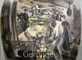 Colour lithograph by Barnett Freedman, lithograph, sold Feb 2016