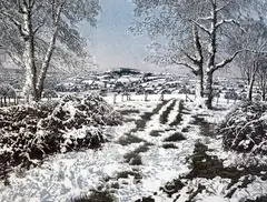 Limited edition etching by Graham Evenden, Wood,signed in pencil, sold Feb 2016