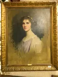 Mrs Ackers by Luke Fildes, oil on canvas, offered Jun 2022