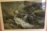 A stream from Cadair Idris, North Wales by Charles James Adams, watercolour, sold May 2022