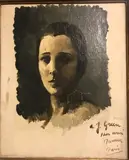 Portrait de Femme by Pere Pruna i Ocerans, oil on canvas, offered May 2022