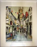 Cirencester, by mixed media artist Tracey Elphick-gifted in memory of Jan Story by Limited Edition, print, sold Nov 2021