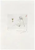 Les Magiciens (Paysage) by Salvador Dalí, Etching, hand-colored drypoint printed on Japanese paper, ed, sold Nov 2024