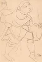 Lot of five drawings by André Derain, Pencil on paper, sold Nov 2024