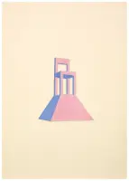 Untitled by Alessandro Mendini, Colored pencils on paper, sold Nov 2024