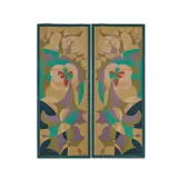 Two panels by Giacomo Balla, Silk-screen printed canvas, sold May 2026