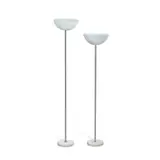 Two 'Papavero' floor lamps for Flos by Achille E Pier Giacomo Castiglioni, Marble, metal, glass, sold May 2026