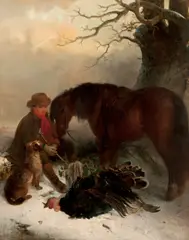 Thoughts of Christmas by Edward Robert Smythe, sold Dec 2011