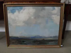 A Perthshire landscape by John Campbell Mitchell, sold Nov 2011