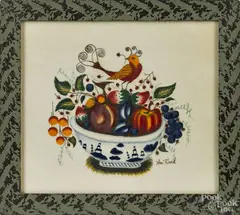 theorem by William Rank, oil on velvet, sold Nov 2014