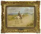 Untitled by Thomas Mackay, oil on board, offered Nov 2014