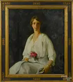 portrait of a woman by Alice Kent Stoddard, oil on canvas, offered Oct 2014