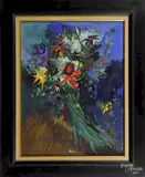 still life by Leon Kelly, pastel, offered Oct 2014
