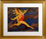 Untitled by Emlen Etting, oil on paper, offered Oct 2014