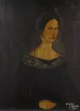 portraits of a husband and wife by Ralph D. Curtis, 2009, oil on board, offered Oct 2014