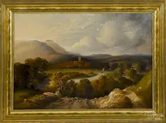 Hudson River view by William Louis Sonntag, Sr., oil on canvas, offered Oct 2014