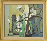 canvas still life by Paul W. Darrow, oil, offered Sep 2014
