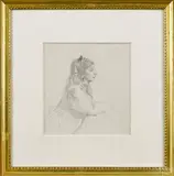 artworks by Alexander Louis Leloir, pencil on paper, offered Sep 2014