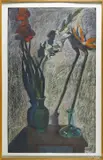 still life with flowers by Patricia Ingersoll, pastel, offered Sep 2014