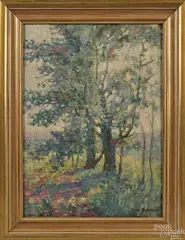 landscape by Edith Emerson, oil on canvas, sold Sep 2014