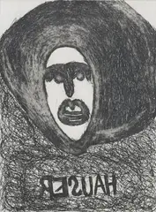 Portrait by Johann Hauser, etching, sold Dec 2023