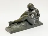 Eve by Aimé Jérémie Delphin Octobre, 1937, bronze, sold Jan 2024