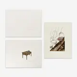 3 Prints from Recreación de un Insante by Naomi Siegmann, etching and embossing, sold Jan 2024
