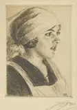 Gulli I by Anders Zorn, 1914, etching, sold Jan 2024