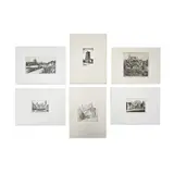 Etchings, Group of 6 by John Taylor Arms, etching, sold Jan 2024