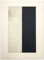 From "Ten Days" by Brice Marden, 1971-72, etching, aquatint on Arches paper, sold Feb 2024