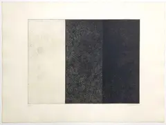 From "Ten Days" by Brice Marden, 1971-72, etching, aquatint on Arches paper, sold Feb 2024