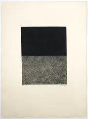 From "Ten Days" by Brice Marden, 1971-72, etching, aquatint on Arches paper, sold Feb 2024