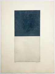 From "Ten Days" by Brice Marden, 1971-72, etching, aquatint on Arches paper, sold Feb 2024