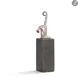 L’acrobate, exemplaire n° E.A. I/IV by Jean Lambert-Rucki, Épreuve en bronze patiné et peint polychrome, sold Mar 2022