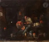 Chez le médecin by Egbert van Heemskerck, Toile, sold Mar 2022
