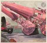 Port en Bretagne by Maurice Becque, Encre et gouache, sold Mar 2022