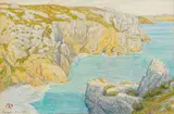 Morgat, août 1901 by Henri Rivière, Aquarelle, sold Jun 2008