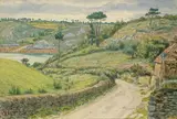 Traou Vilin, août 1901 by Henri Rivière, Aquarelle, sold Jun 2008