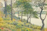 Landiris, septembre 1902 by Henri Rivière, Aquarelle, sold Jun 2008