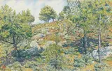 Loguivy, Landiris, août 1910 by Henri Rivière, Aquarelle, sold Jun 2008